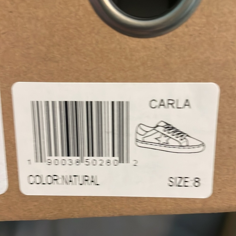 VINTAGE HAVANA Crochet Carla Natural Fashion Sneaker w/ Gold, White New w Box 8 - Picture 8 of 9